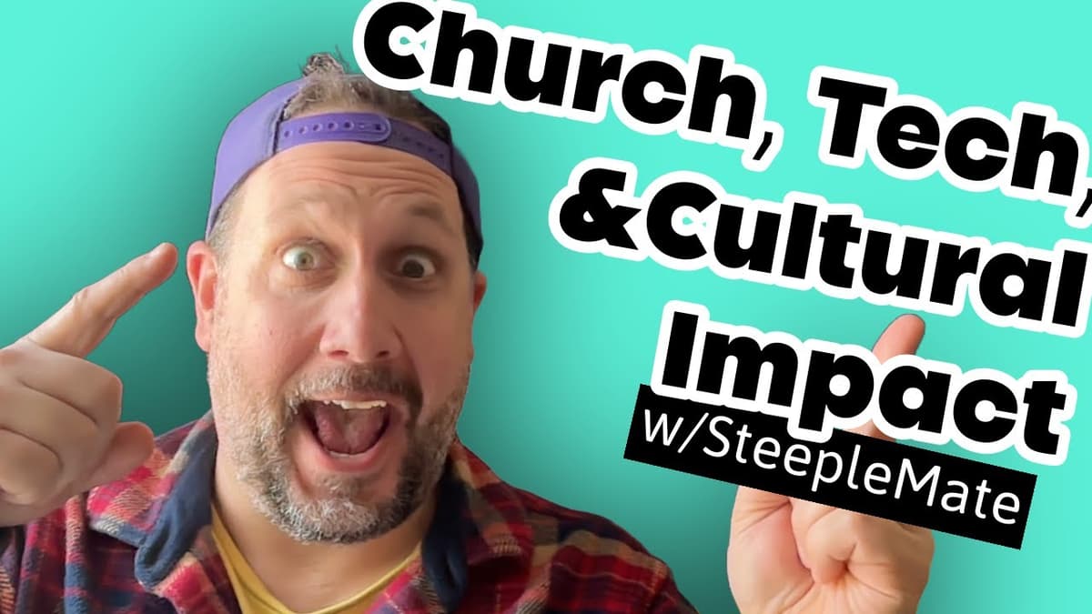 Church Tech Without the Headache: How @SteepleMate Helps Pastors Focus on People
