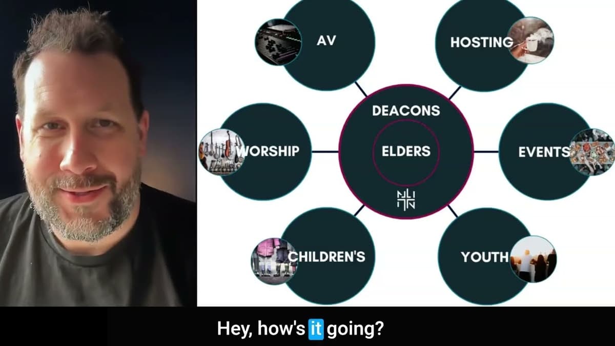 Kyrkans organisationsschema förklarat: Joshua Gordon, pastor i New Life Fellowship