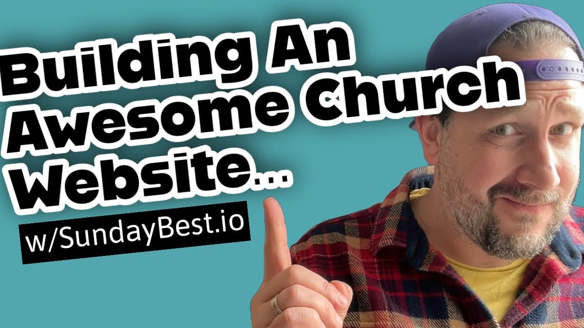 Jake Campbell (SundayBest.io): Din kyrkliga webbplats är den nya ytterdörren