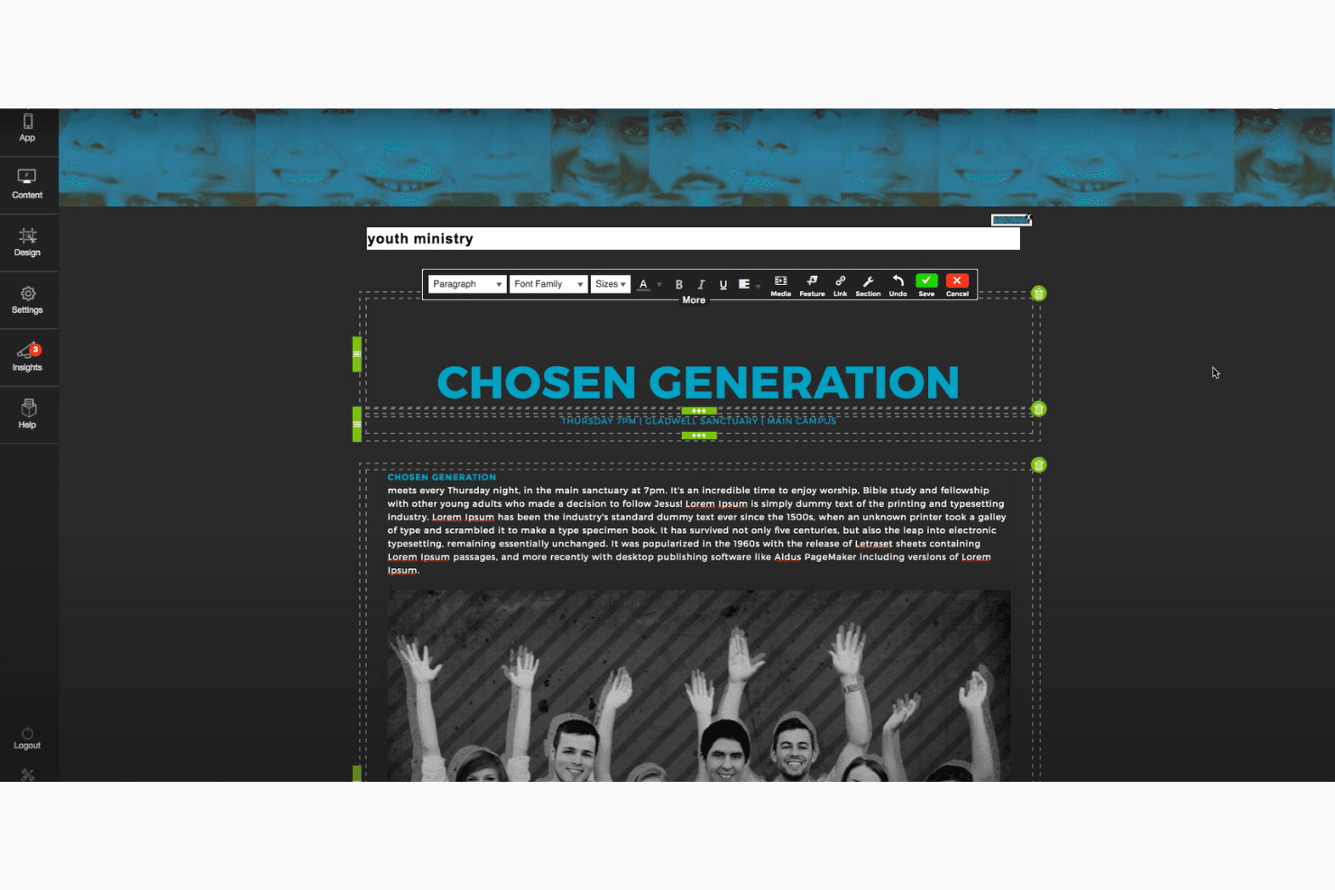 ShareFaith Presenter screenshot