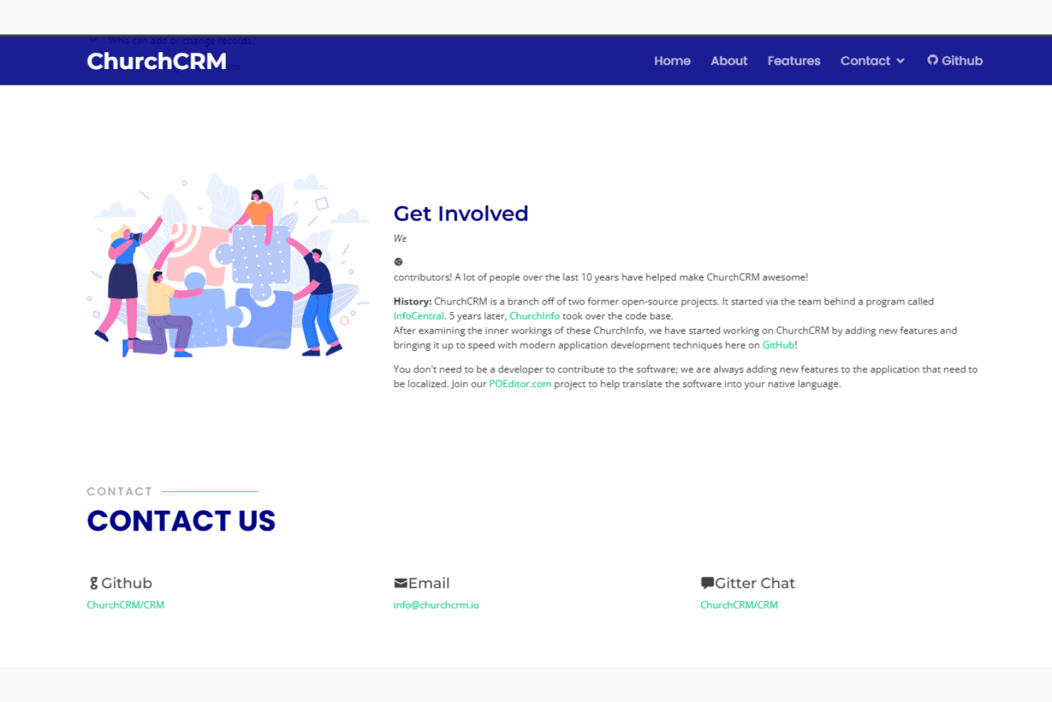 ChurchCRM screenshot