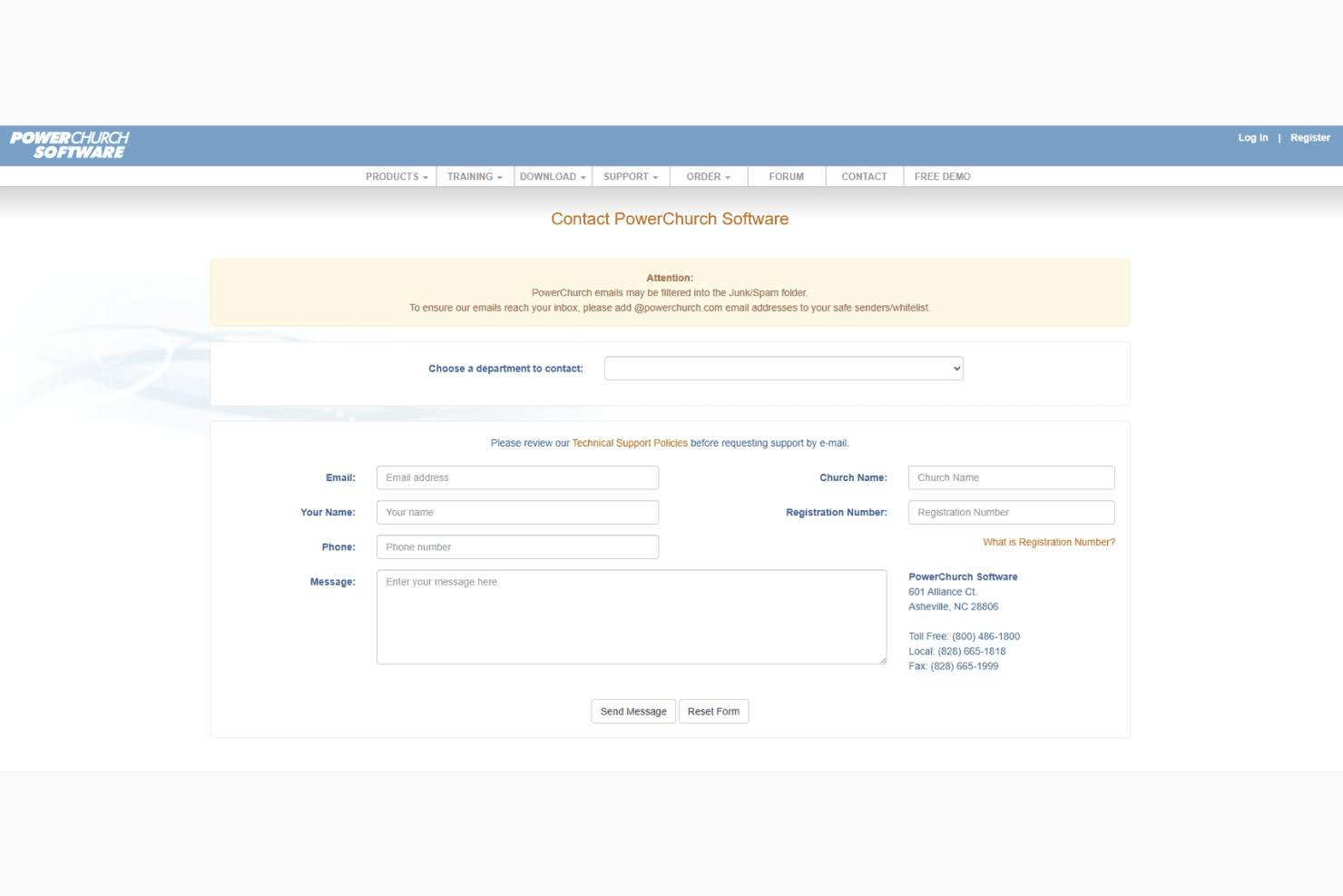 PowerChurch screenshot