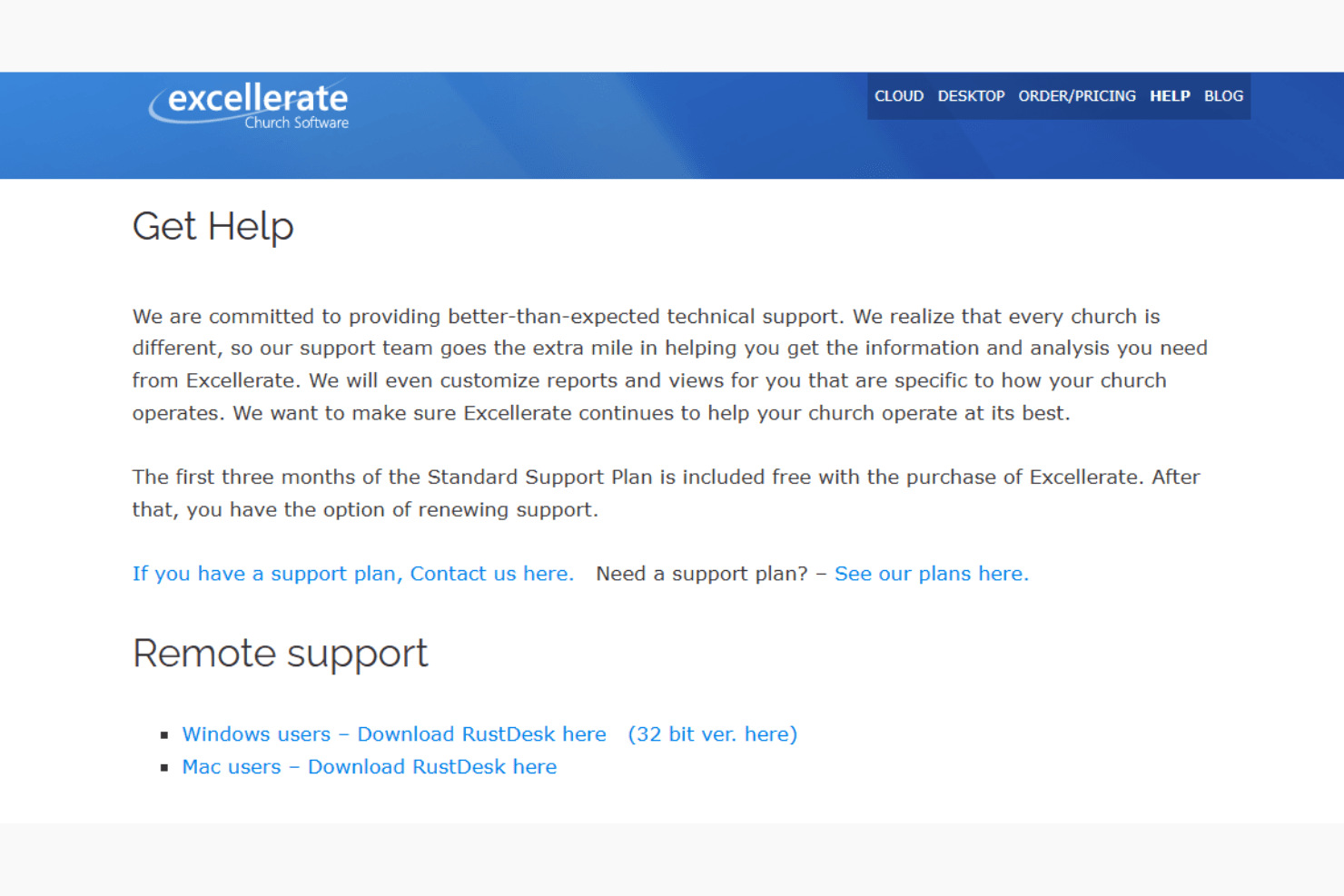 Excellerate screenshot