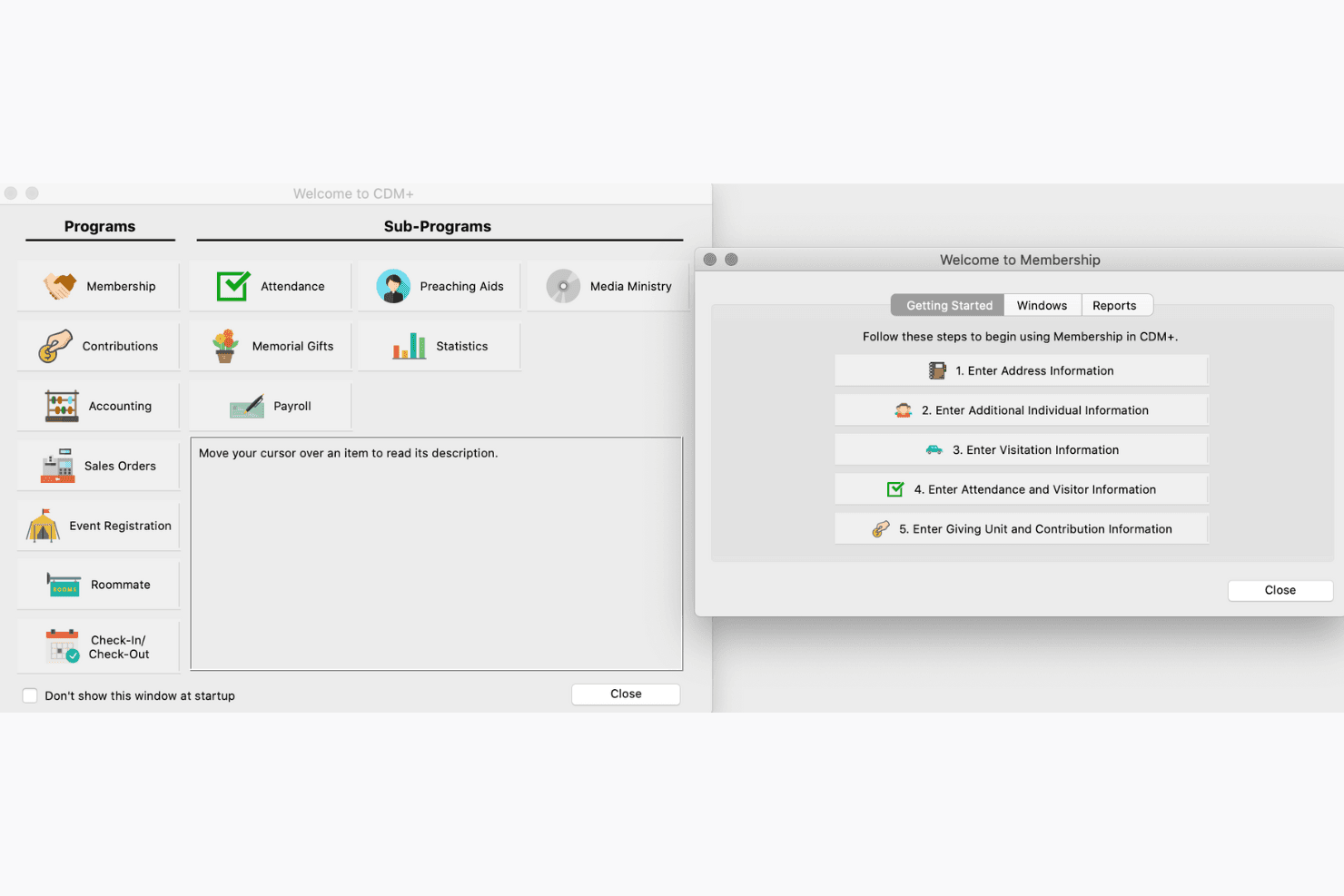 CDM+ screenshot