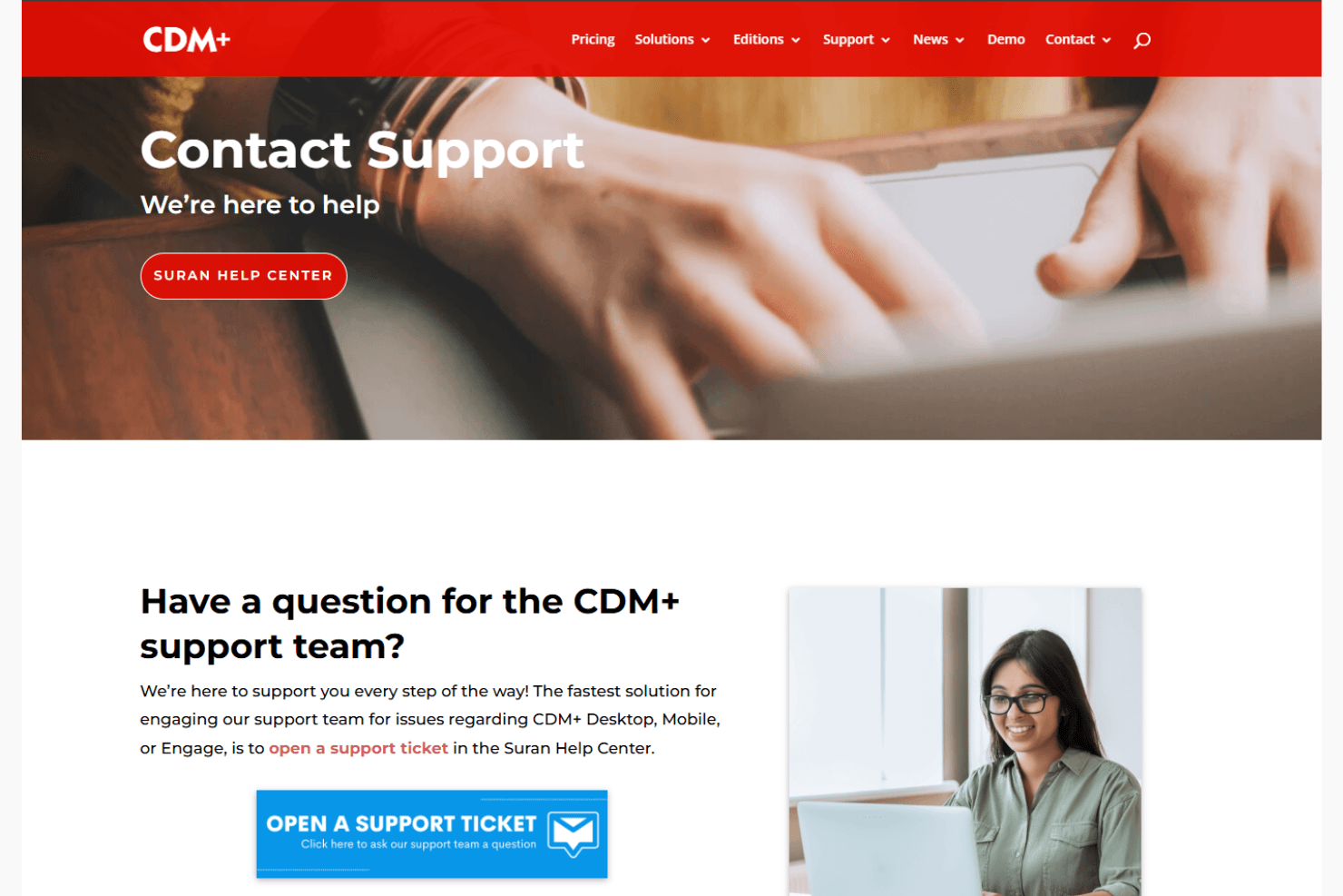 CDM+ screenshot