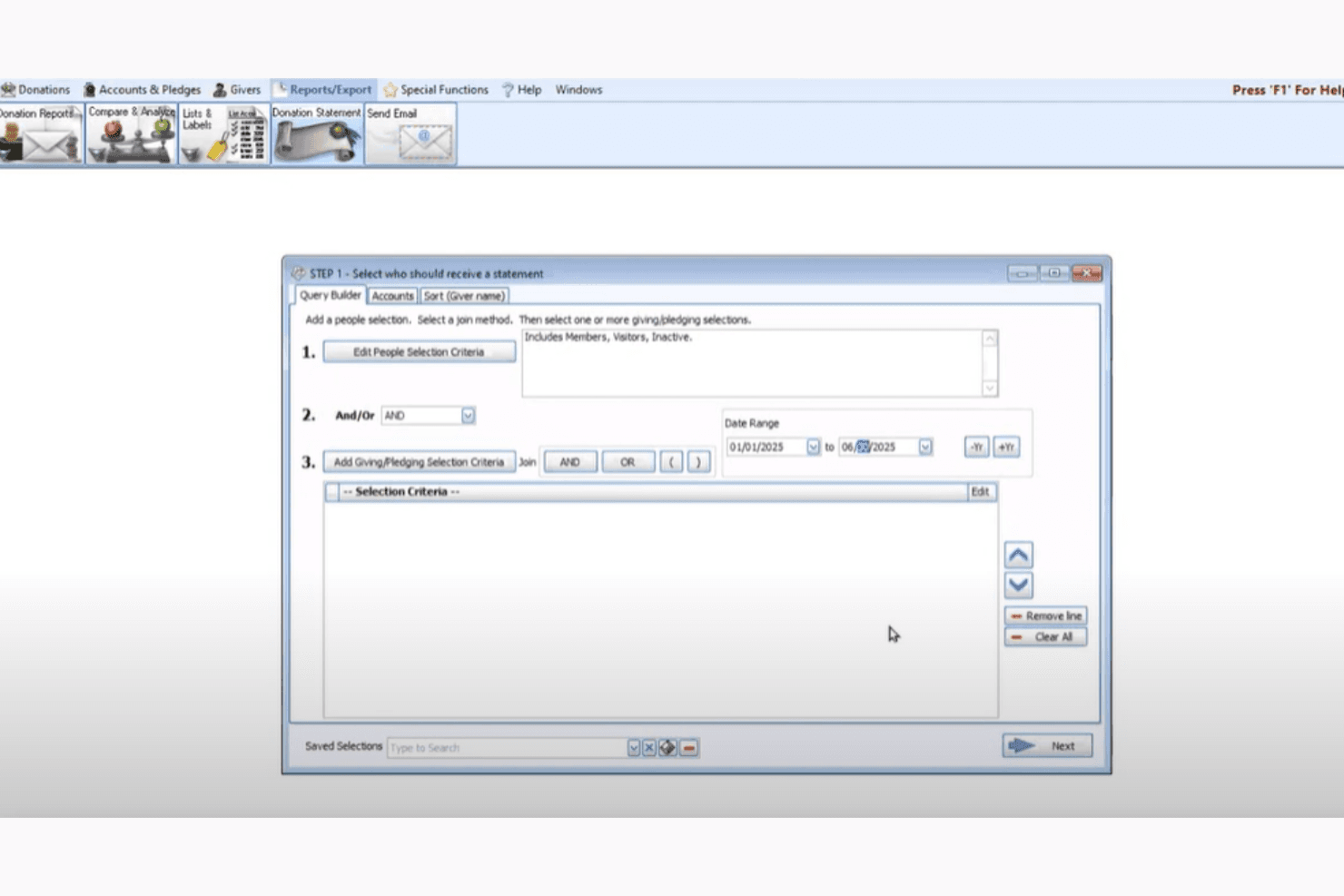 Church Windows screenshot