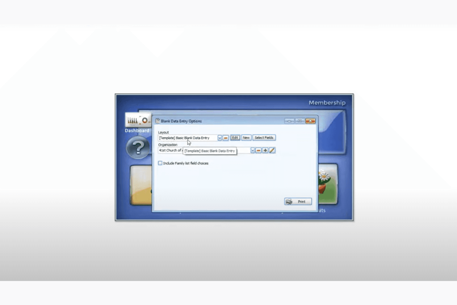 Church Windows screenshot