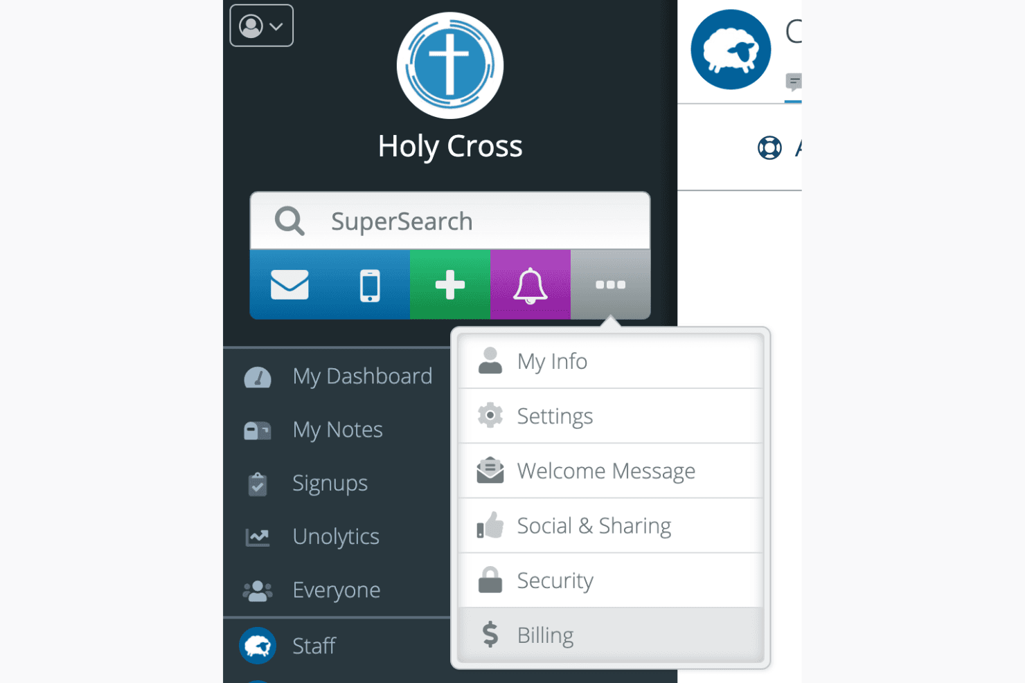 Flocknote screenshot
