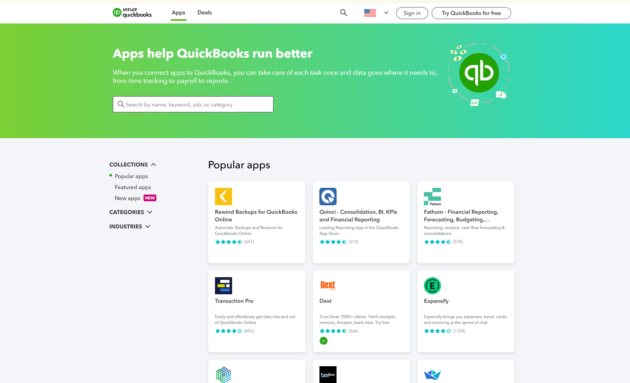 QuickBooks screenshot