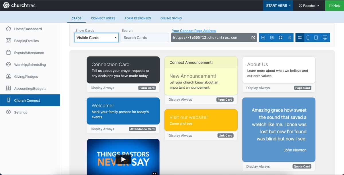 ChurchTrac screenshot