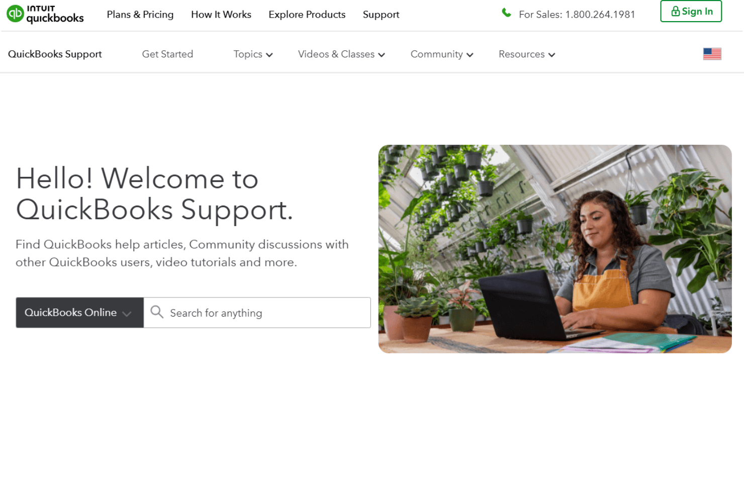 QuickBooks Online screenshot