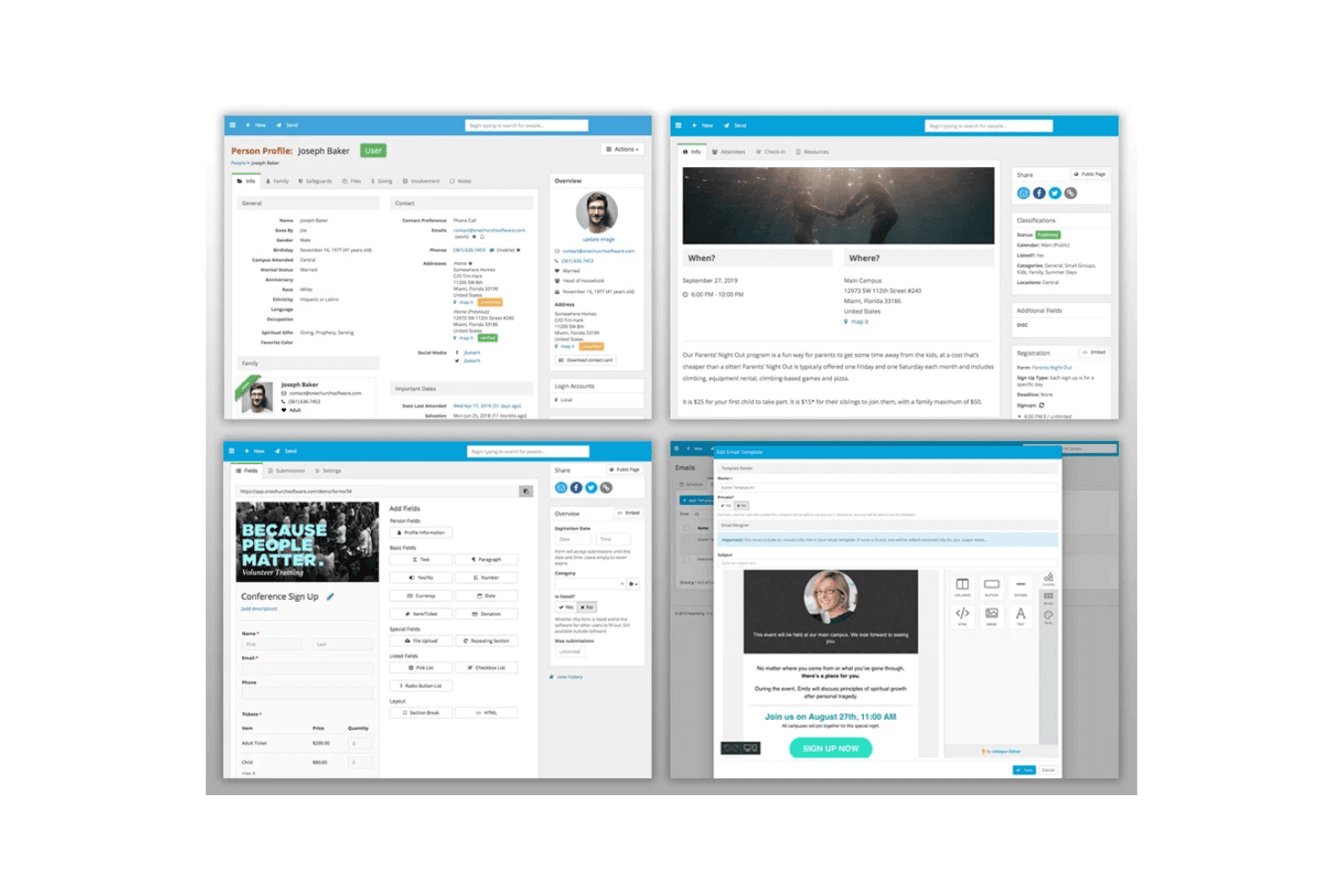 One Church Software screenshot