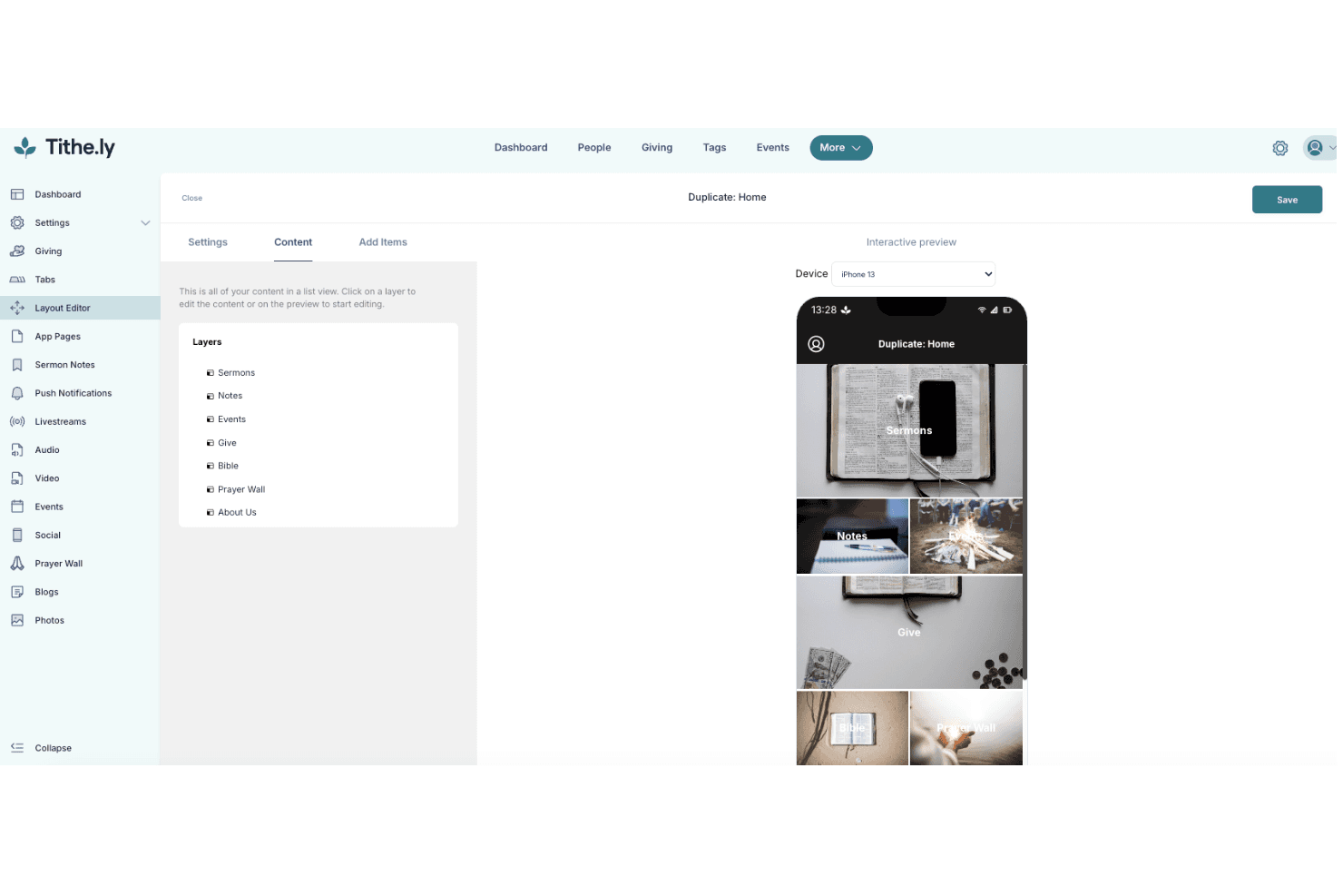 Tithe.ly screenshot