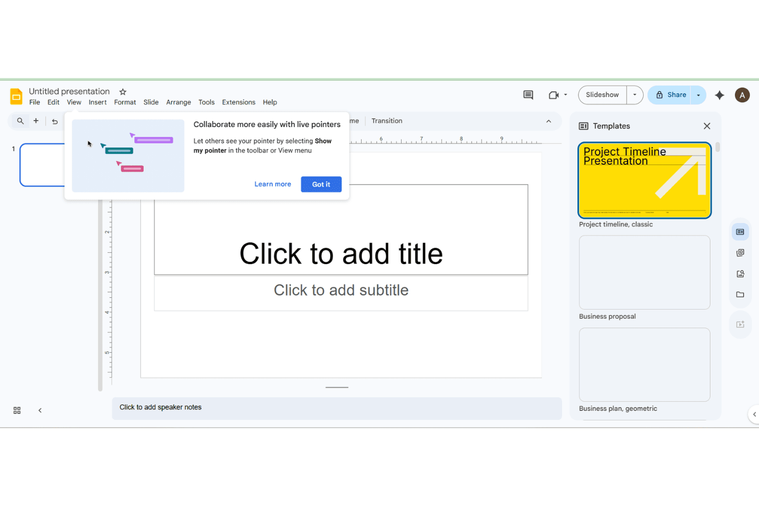 Google Slides screenshot