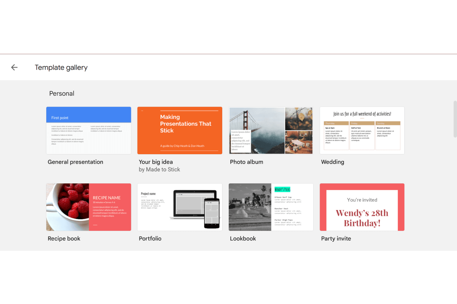 Google Slides screenshot