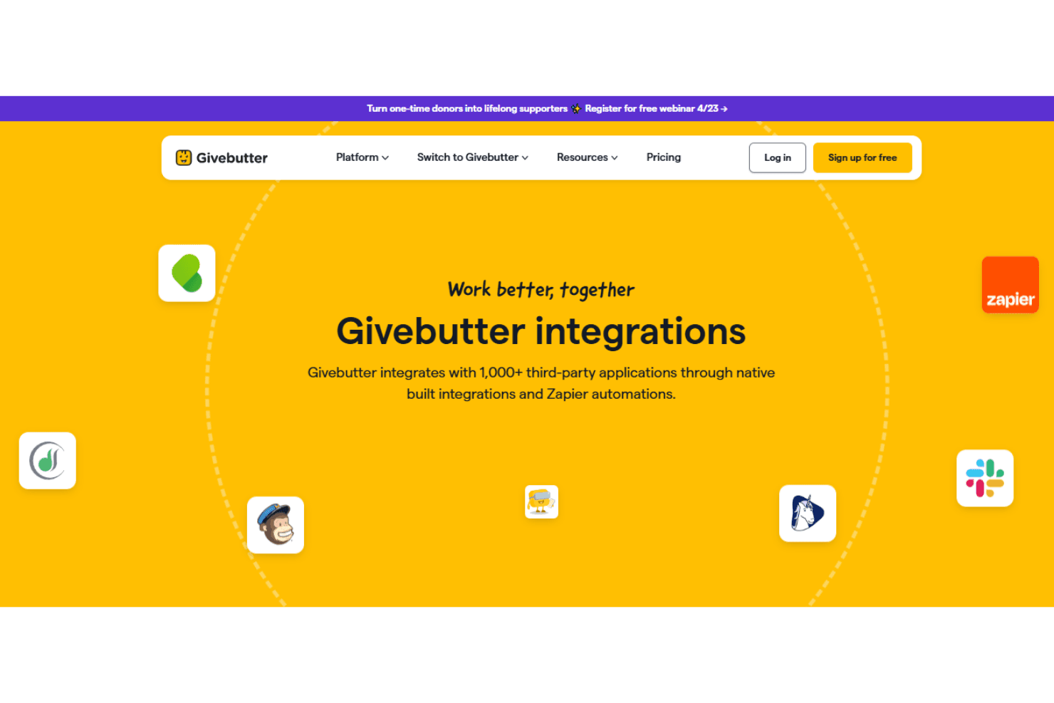 Givebutter screenshot