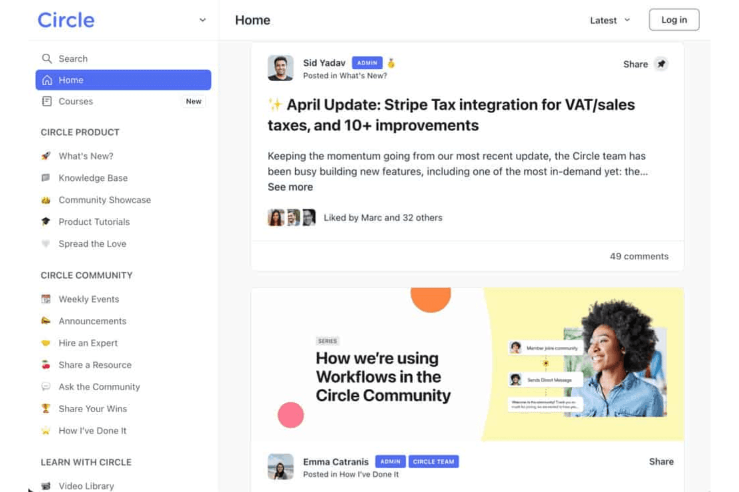 Circle screenshot