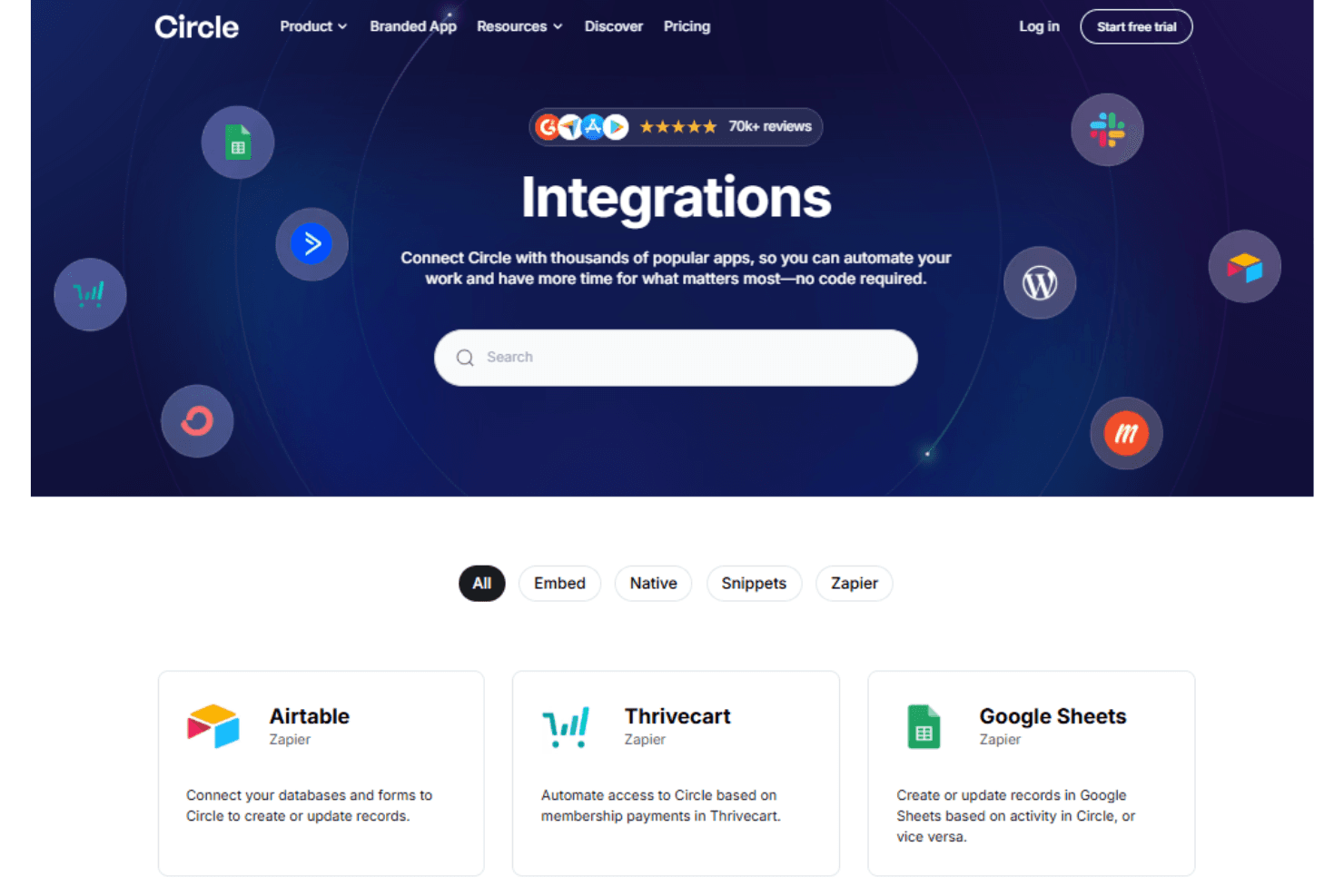 Circle screenshot