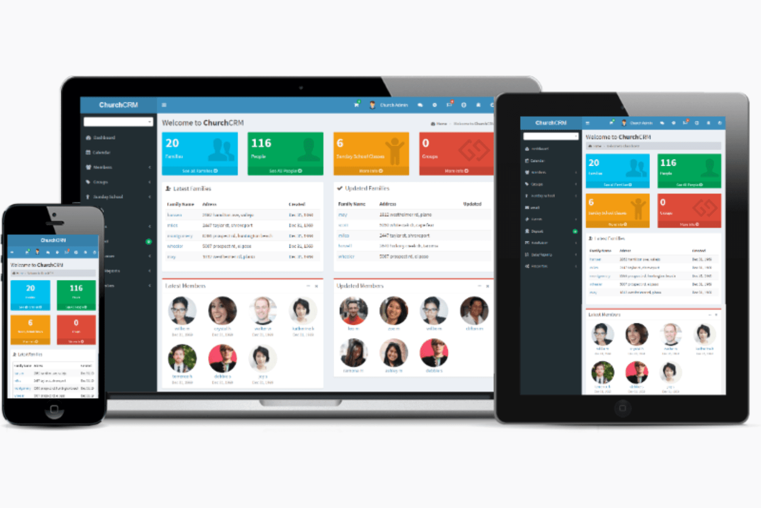 Open-source tool for managing church tasks and community activities.