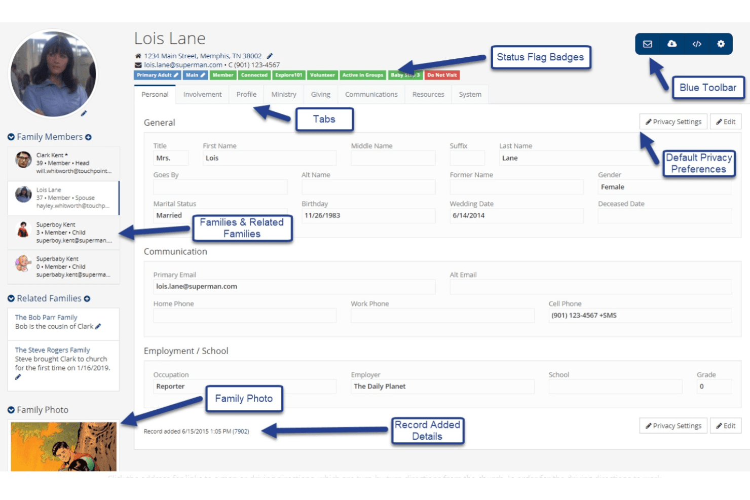 Touchpoint Software helps churches manage people, events, and communications.