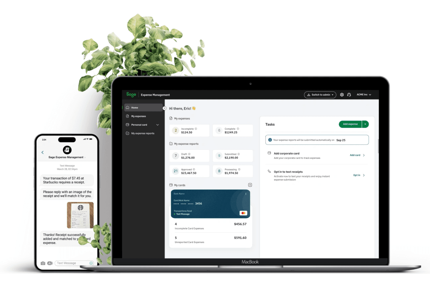 Sage Expense Management tracks church expenses, budgets, and finances.
