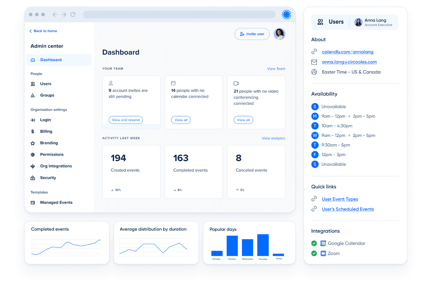 Calendly automates church bookings for services, meetings, and events.