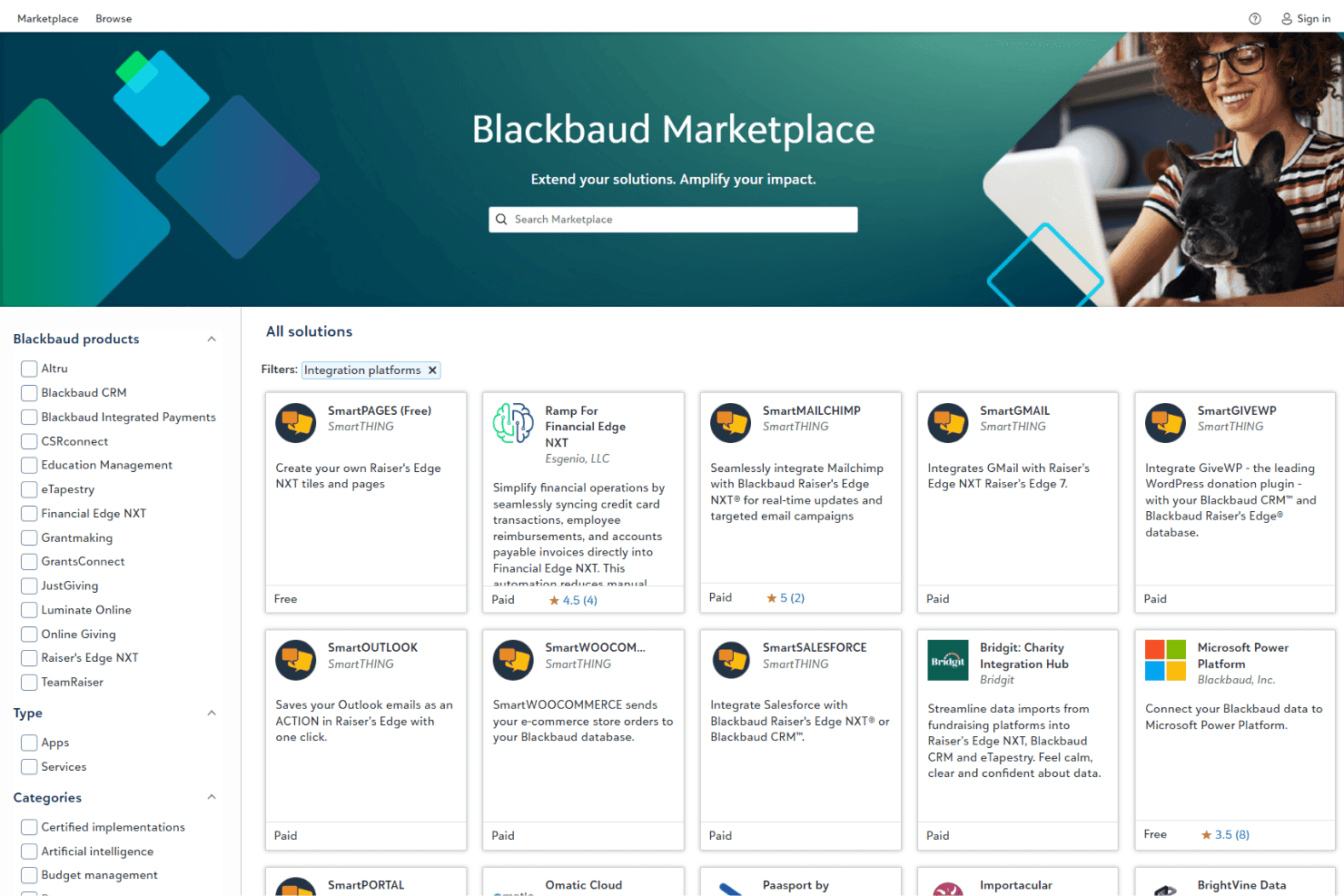Blackbaud integrations
