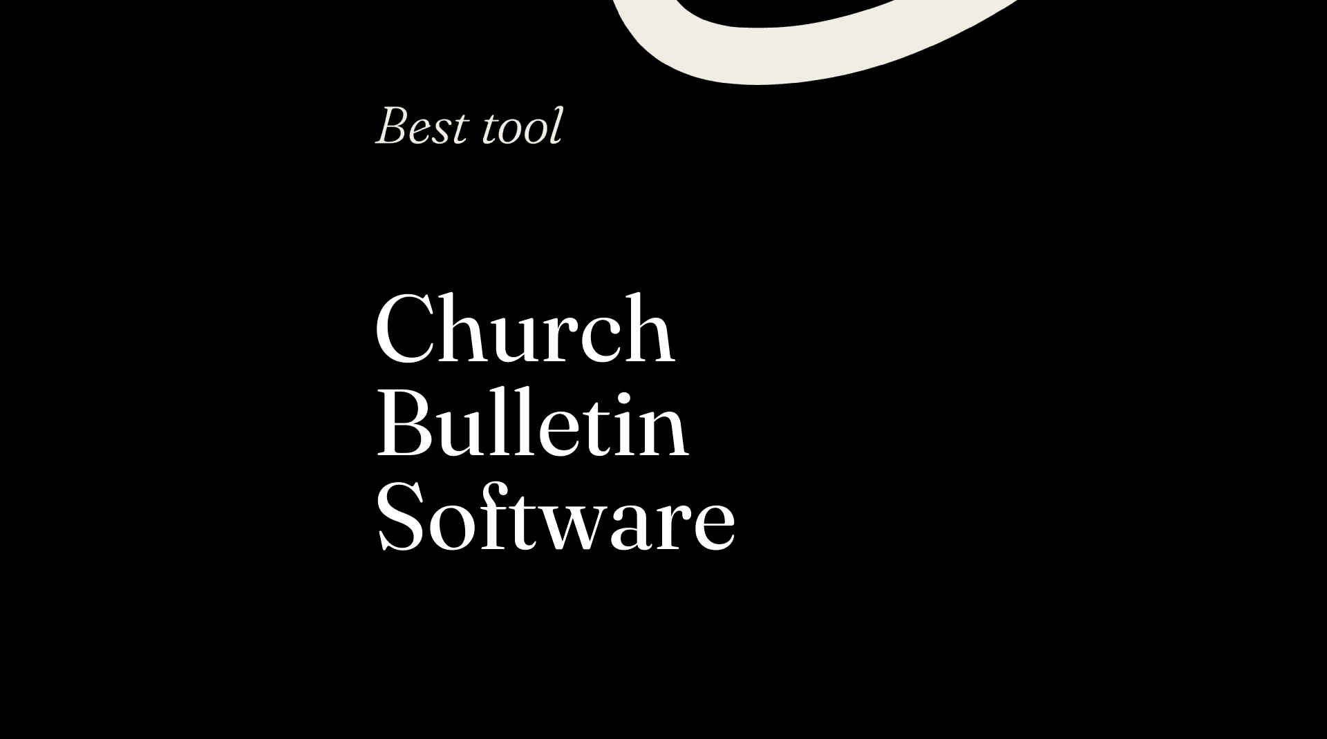 Church bulletin software best tools 21936
