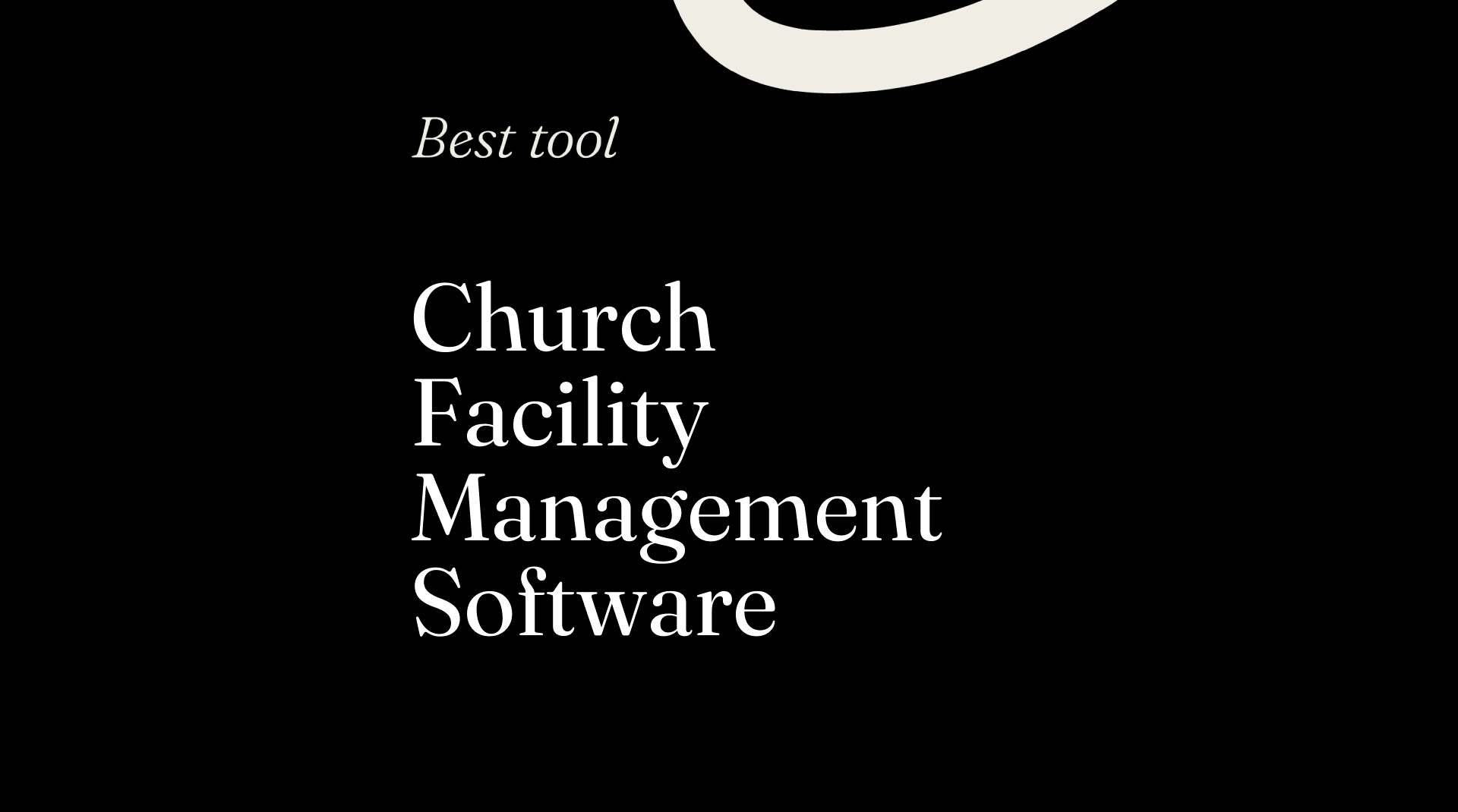 Church facility management software best tools 03921
