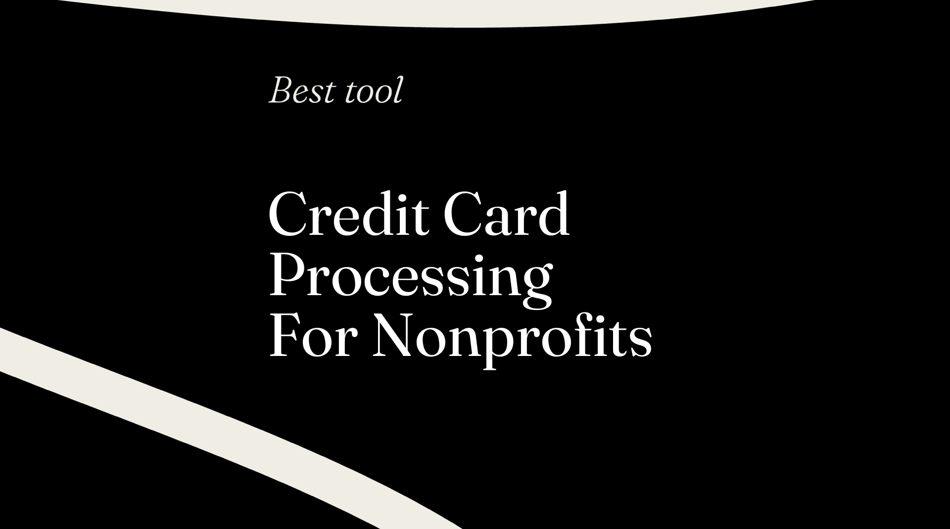 Credit card processing for nonprofits best tools 00103