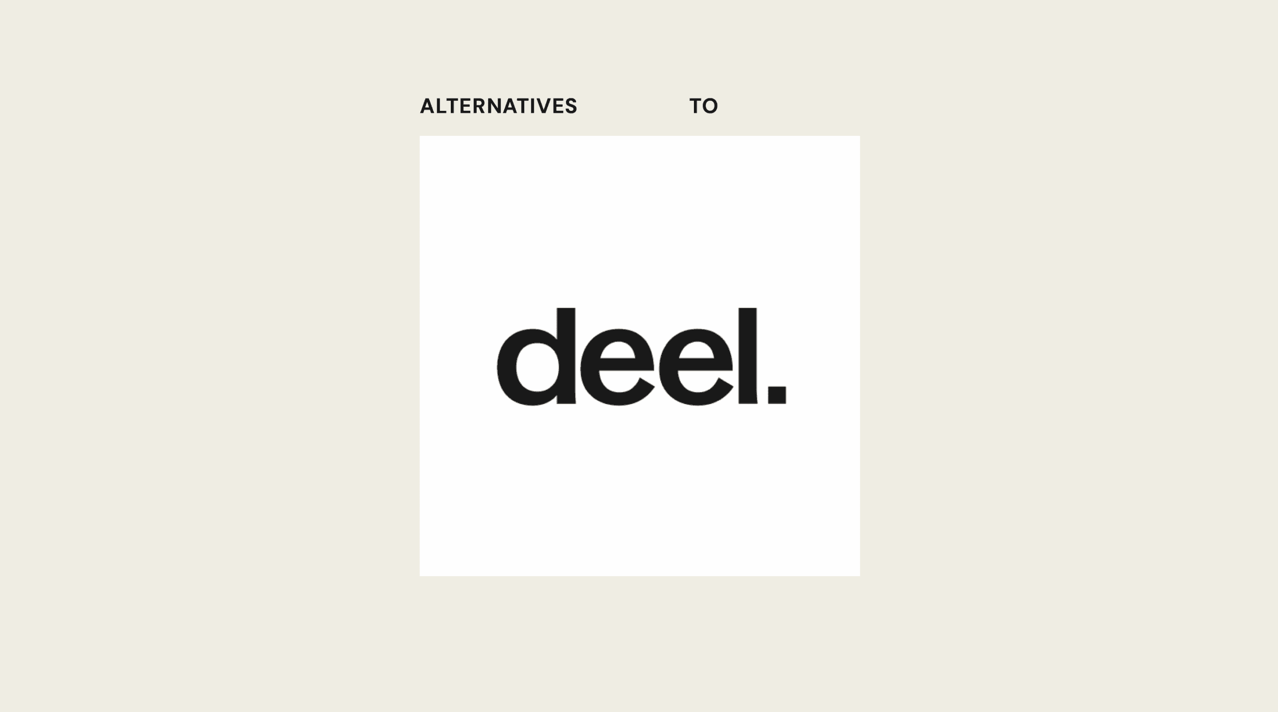 Deel Alternatives 03489