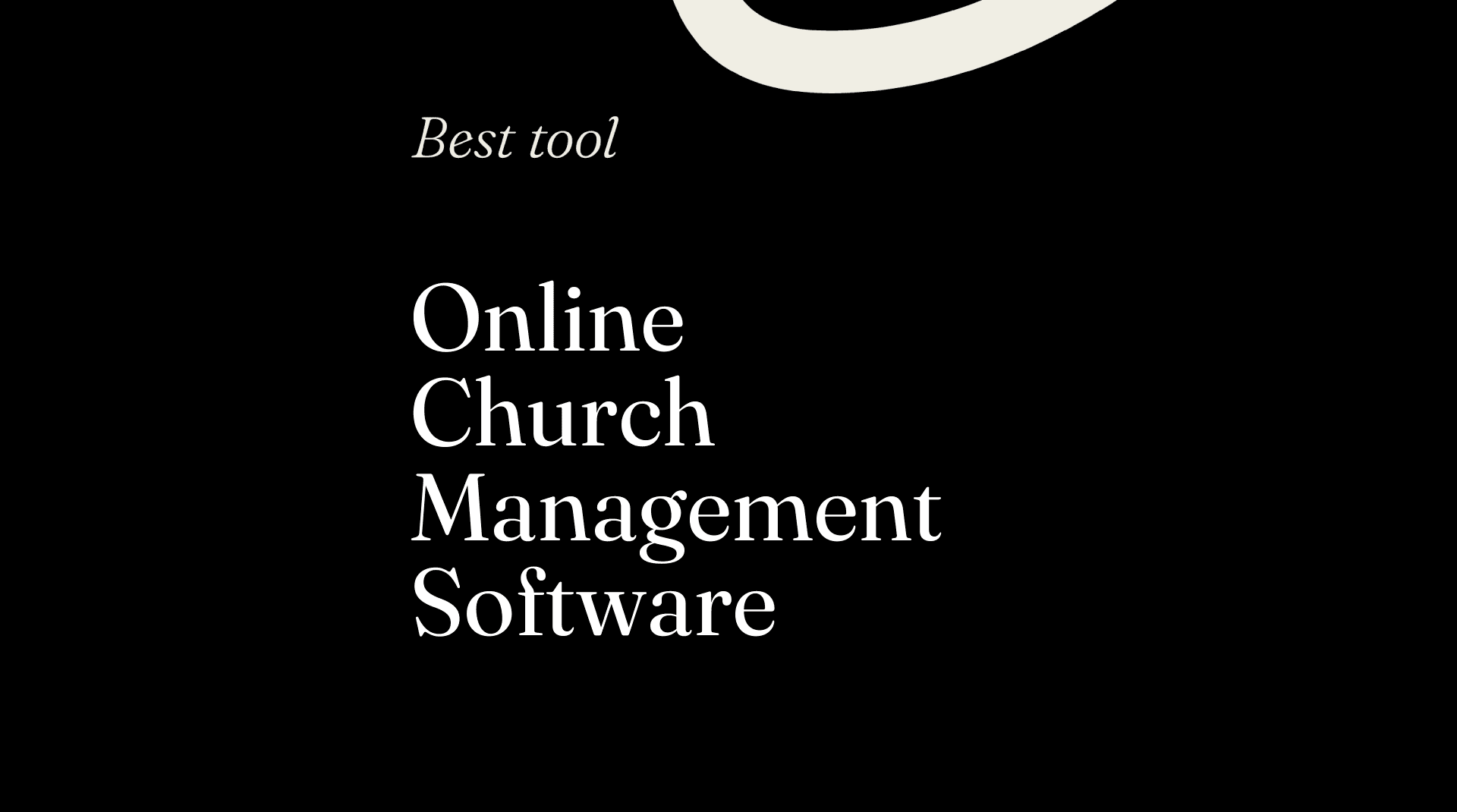 Online church management software best tools 52330