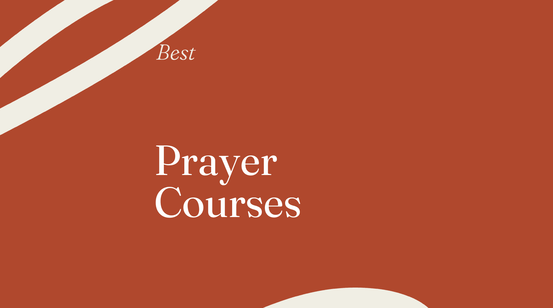 Prayer courses generic best of 70932