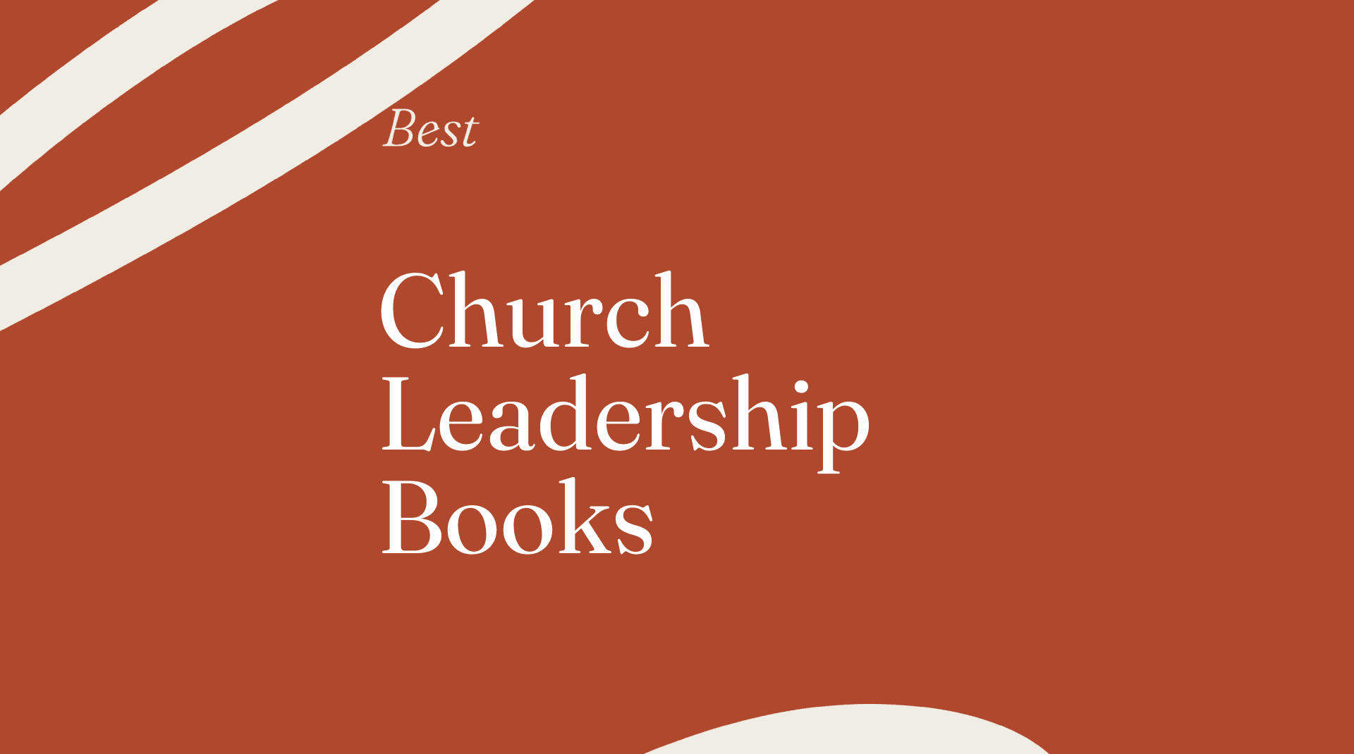Church leadership books best books 13741