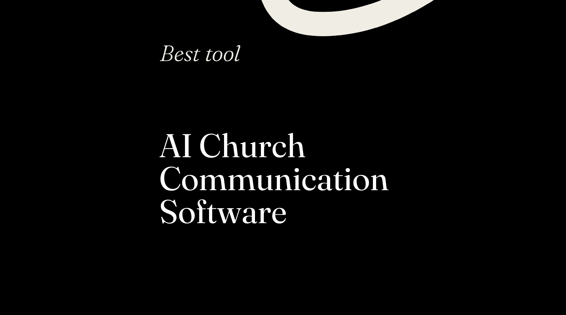 Ai church communication software best tools 15411