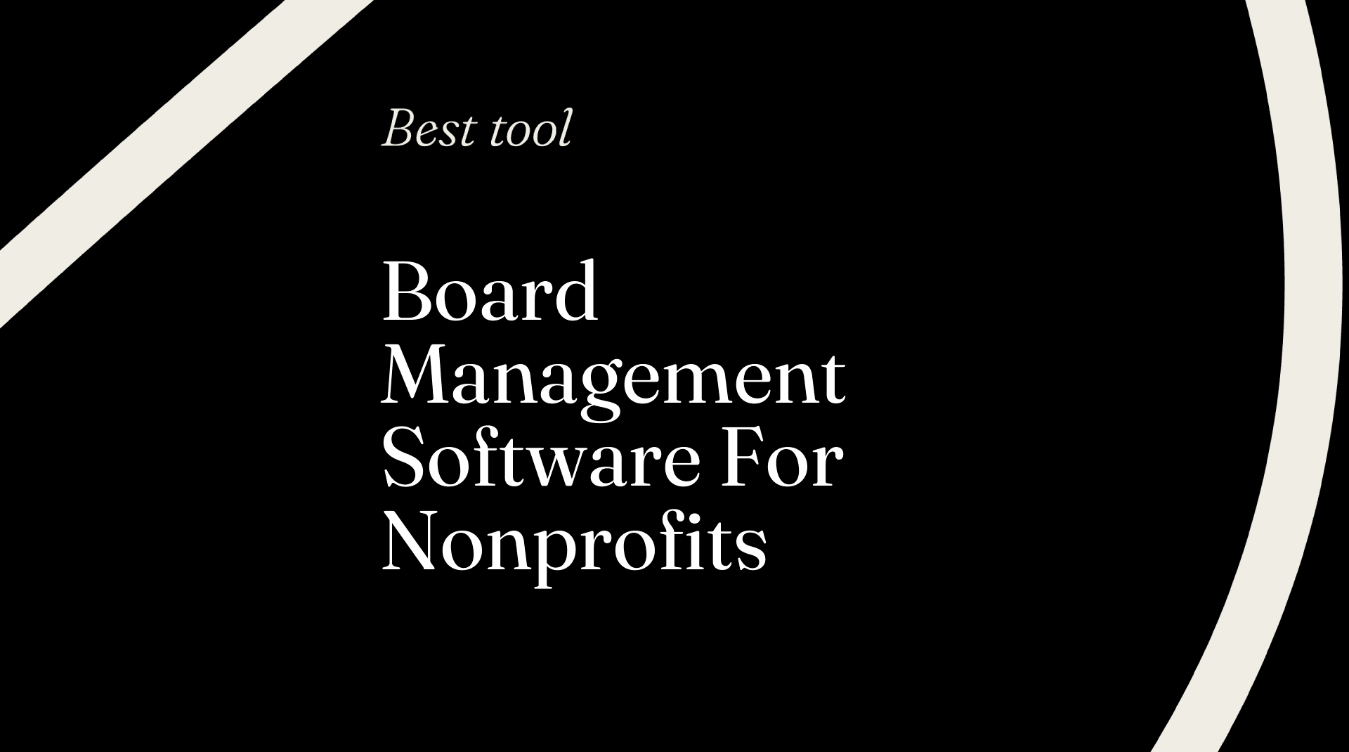 Board management software for nonprofits best tools 95227