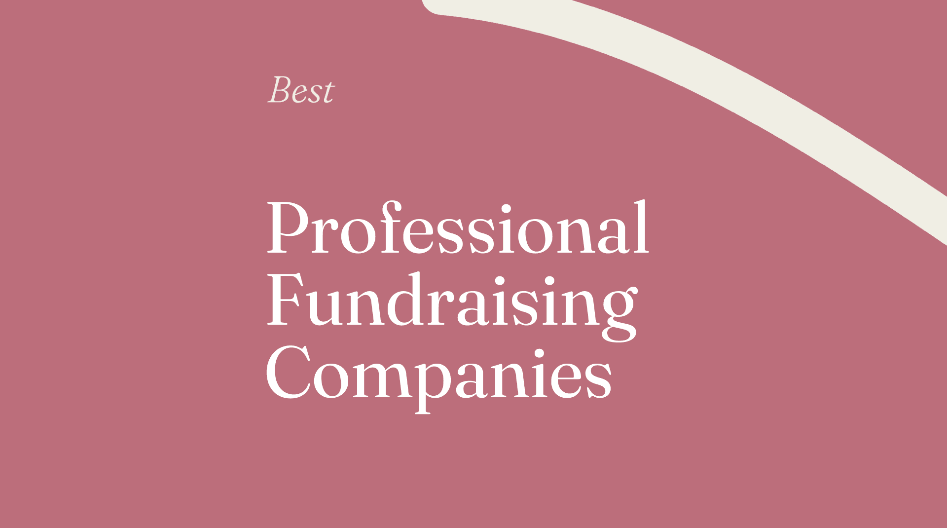 Professional fundraising companies generic best of 36767