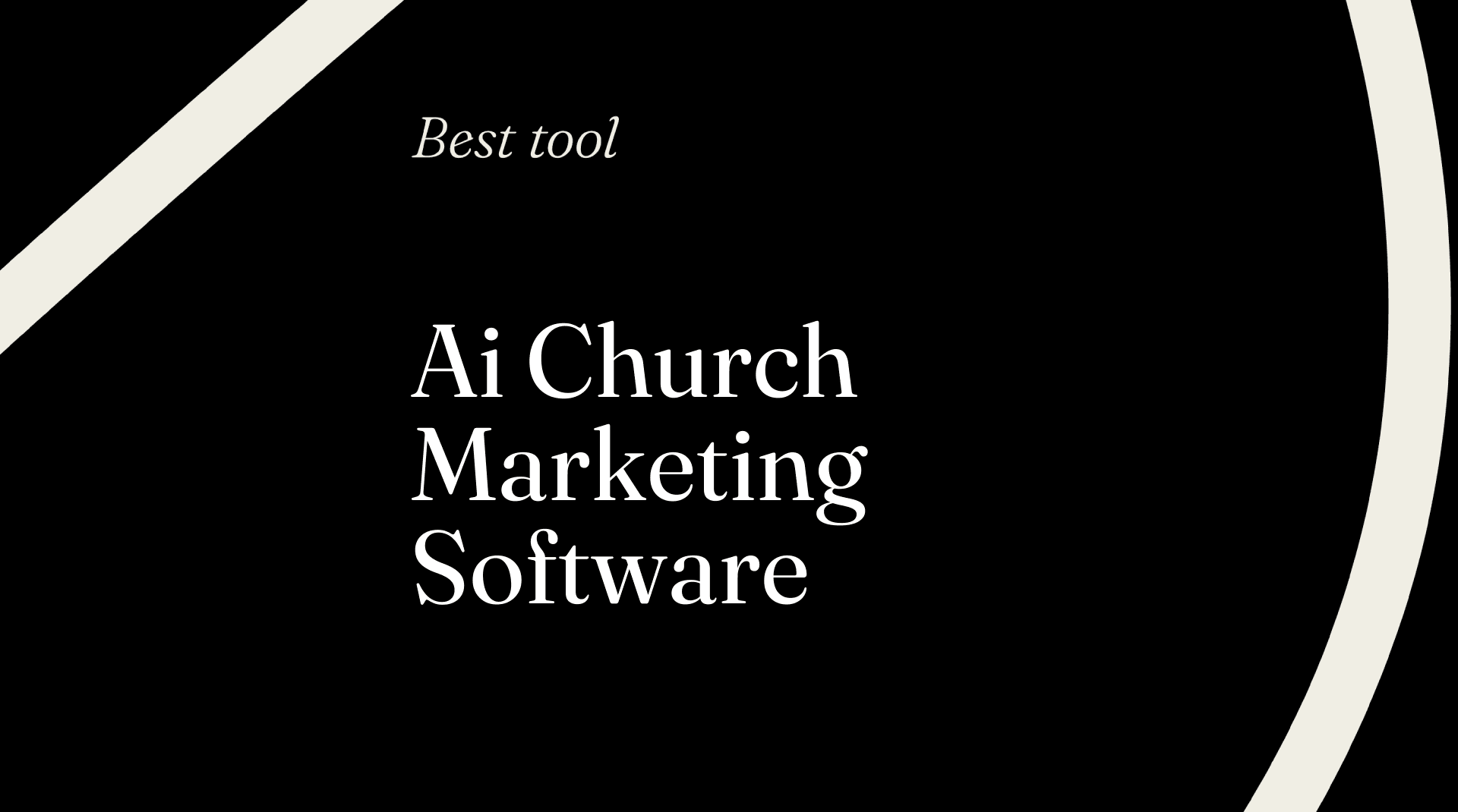 Ai church marketing software best tools 92953