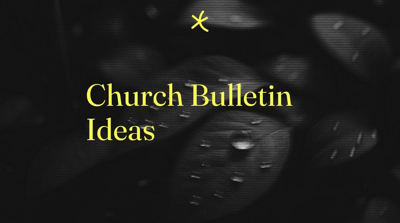 Church bulletin ideas standard editorial post 01894