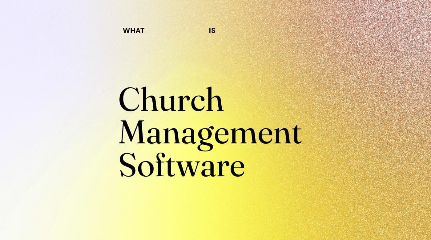 Church management software what is x 50609