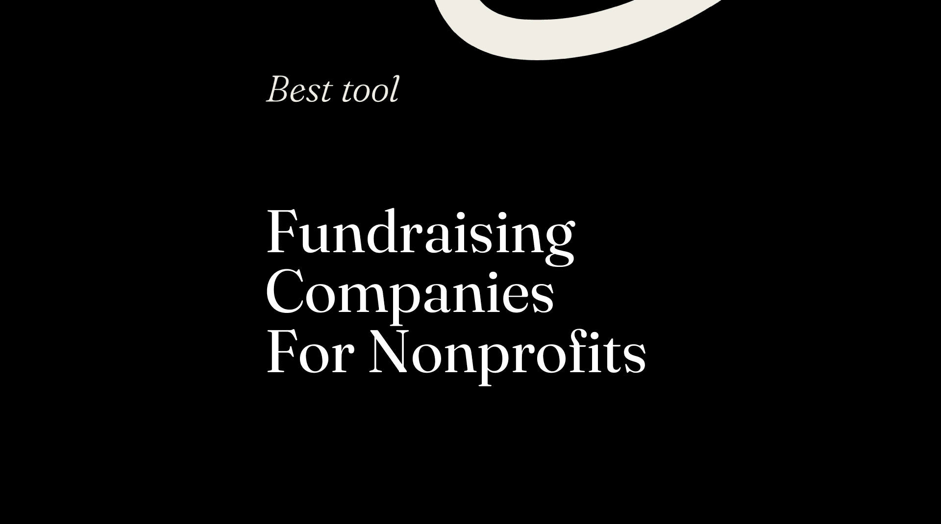Fundraising companies for nonprofits best tools 61868