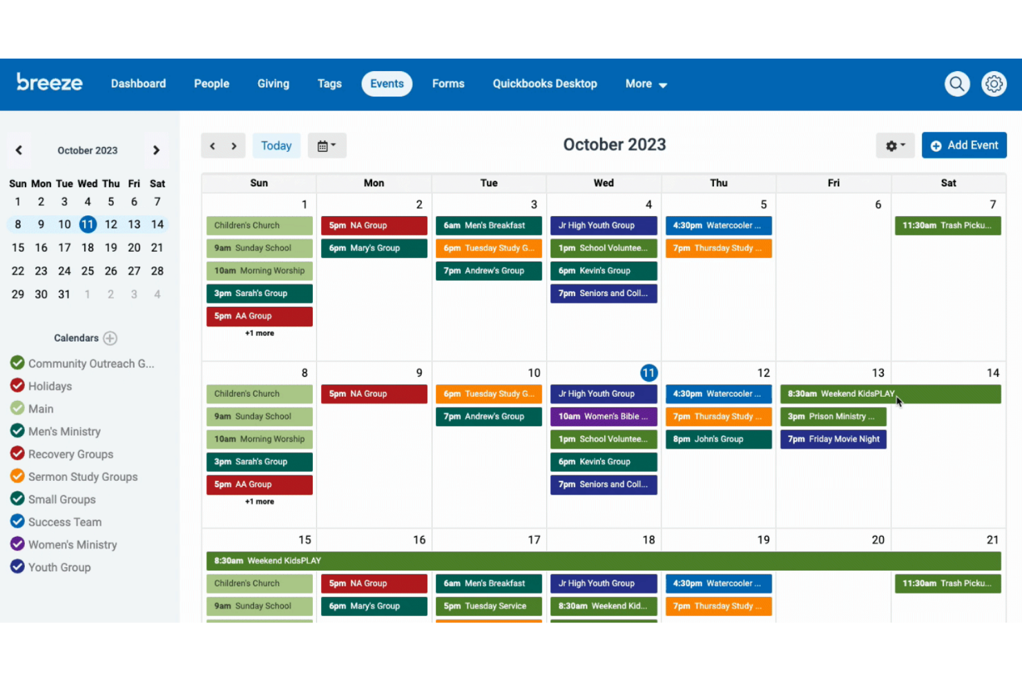 screenshot - Breeze ChMS Review 2026: Pros, Cons, Features, and Pricing
