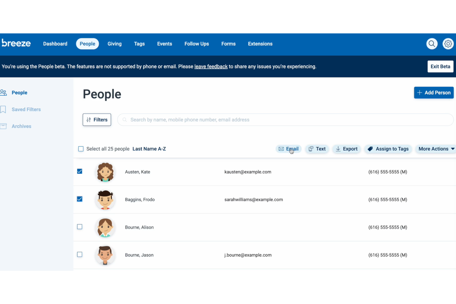 screenshot - Breeze ChMS Review 2026: Pros, Cons, Features, and Pricing