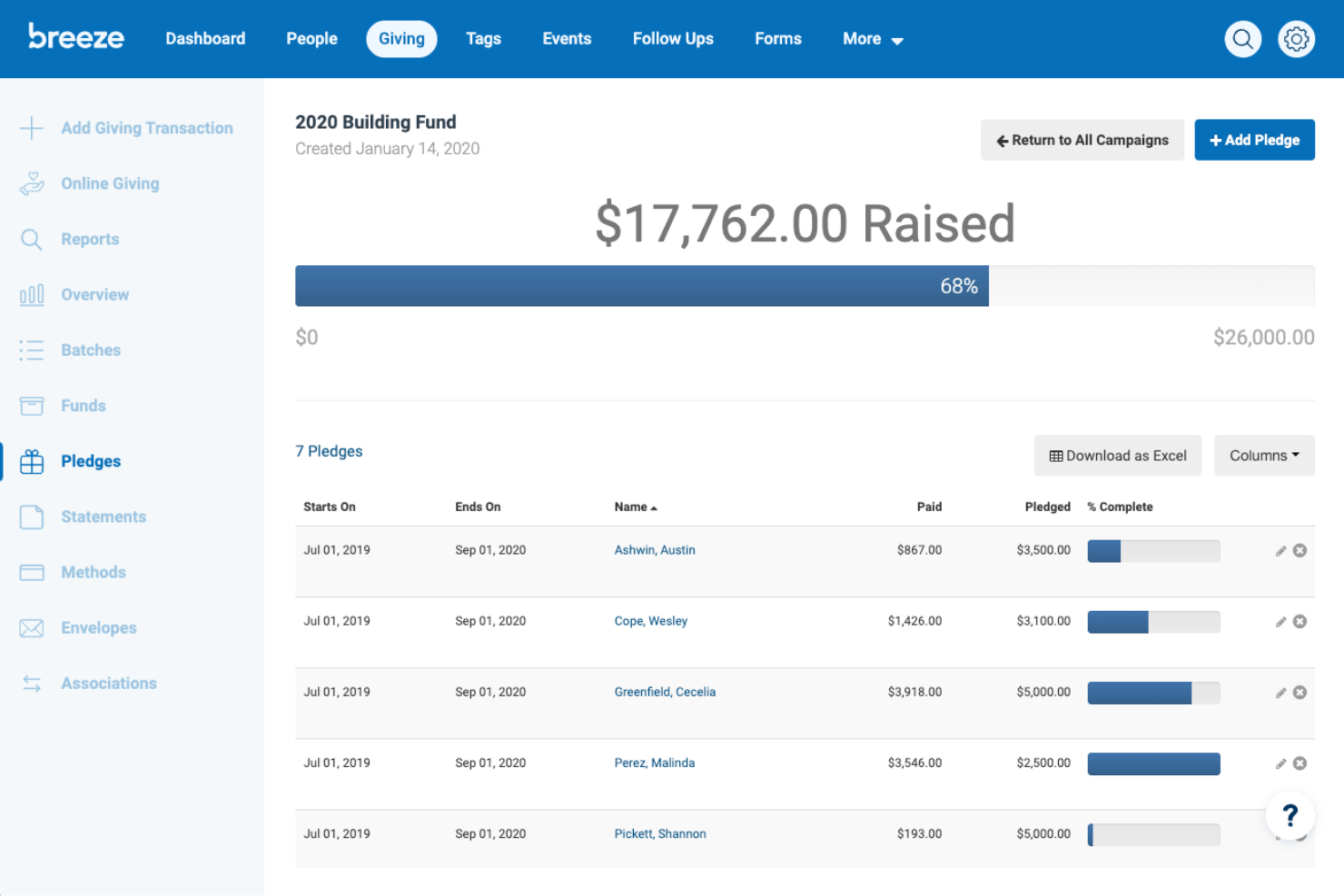 screenshot - Breeze ChMS Review 2026: Pros, Cons, Features, and Pricing