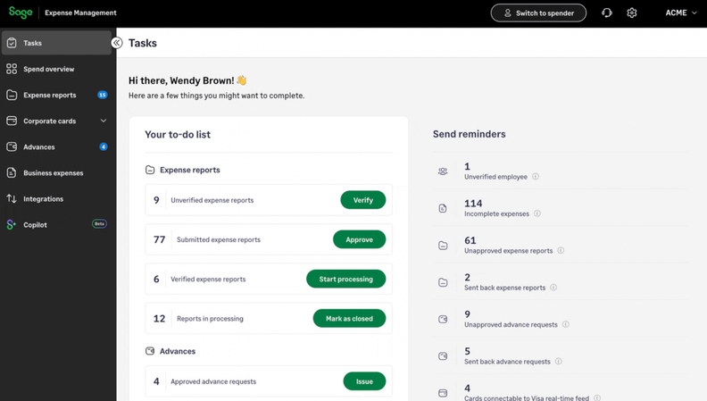 Sage Expense Management Rebrand and New Feature Enhancements