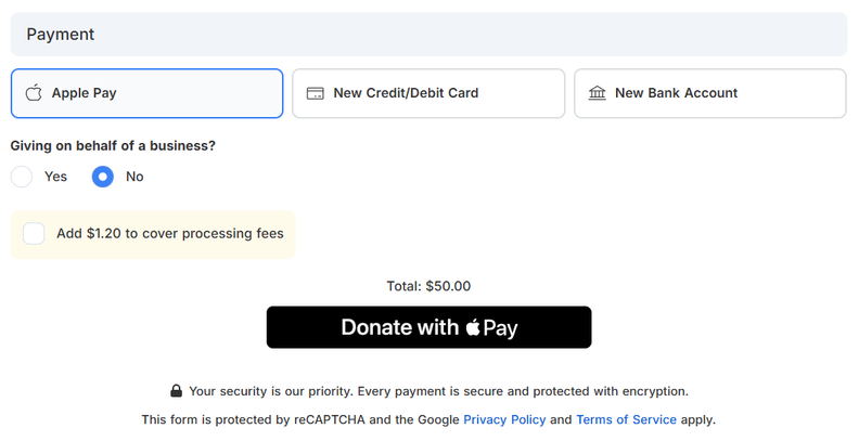 One Church Software Adds Apple Pay for Giving and Forms