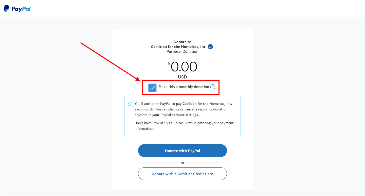 screenshot - Paypal for Church Giving Review for 2025
