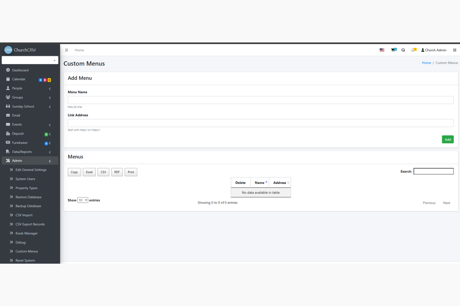 screenshot - ChurchCRM Review: Pros, Cons, Features &amp; Pricing