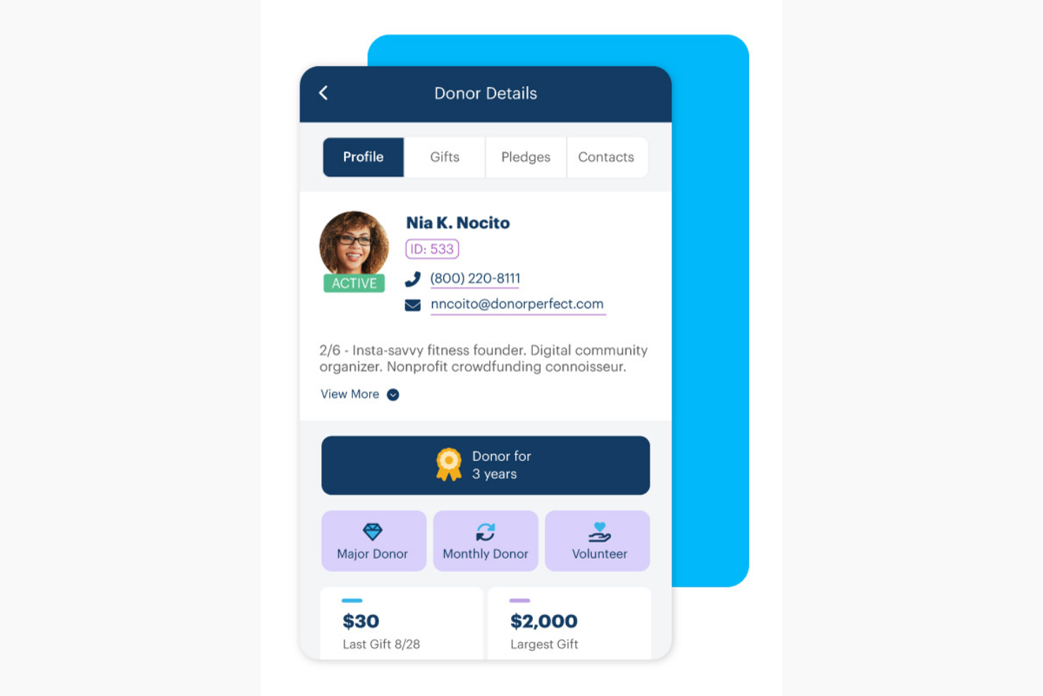 screenshot - DonorPerfect Review: Pros, Cons, Features &amp; Pricing