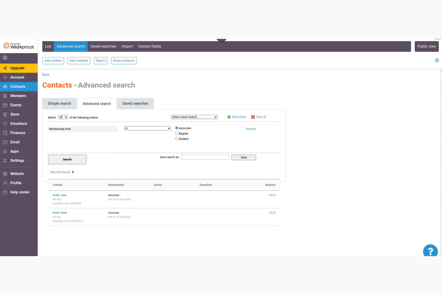 screenshot - WildApricot Review: Pros, Cons, Features &amp; Pricing